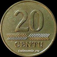 20 центов 1997 Литва.