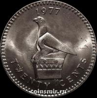 20 центов 1977 Родезия.