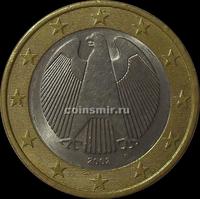 1 евро 2002 D Германия. VF