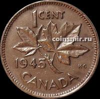 1 цент 1945 Канада.