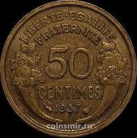 50 сантимов 1937 Франция.
