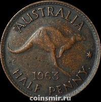 1/2 пенни 1963 Австралия.