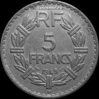 5 франков 1949 В Франция.