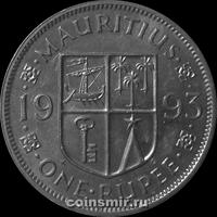 1 рупия 1993 Маврикий.