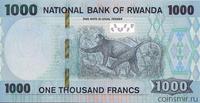 1000 франков 2019 Руанда.
