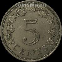 5 центов 1972 Мальта.