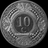10 центов 2010 Нидерландские Антильские острова.