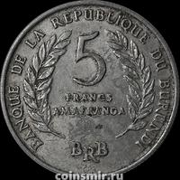 5 франков 1969 Бурунди.