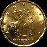 20 евроцентов 2001 М Финляндия.