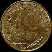 10 сантимов 1987 Франция.