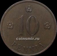 10 пенни 1937 Финляндия.