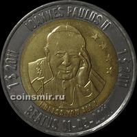 1 доллар 2011 Микронезия. Беатификация  Иоанна-Павла II.