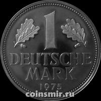 1 марка 1975 G Германия (ФРГ). Пруф.