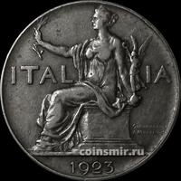 1 лира 1923 Италия.