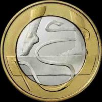 5 евро 2015 Финляндия. Гимнастика.