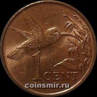 1 цент 2008 Тринидад и Тобаго. Колибри. (в наличии 2005 год)