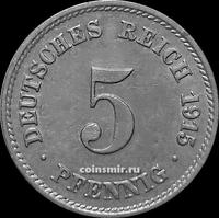 5 пфеннигов 1915 J Германия.