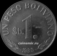 1 песо боливиано 1980 Боливия.