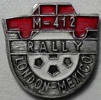 Значок Ралли Лондон-Мексика. Москвич-412.