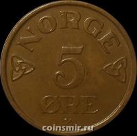 5 эре 1957 Норвегия.