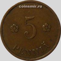 5 пенни 1920 Финляндия.