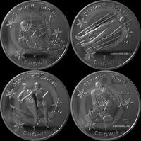 Набор из 4 монет 2013 остров Мэн. Олимпиада в Сочи 2014.