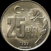 25000 лир 1999 Турция.