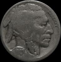 5 центов 1927 США. Индеец.