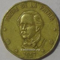 1 песо 1997 Доминиканская республика.