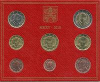 Набор евро монет 2015 Ватикан.