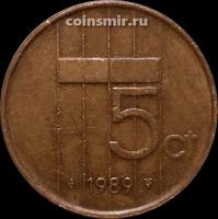 5 центов 1989 Нидерланды.