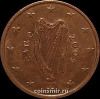5 евроцентов 2005 Ирландия. Кельтская арфа. VF