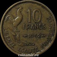 10 франков 1952 без В Франция.