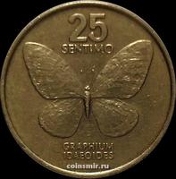 25 сентимо 1989 Филиппины. Бабочка.