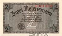 2 марки 1940-1945 Германия. Третий Рейх. Оккупированные территории.