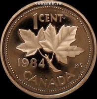 1 цент 1984 Канада. Пруф.