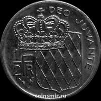 1/2 франка 1978 Монако.