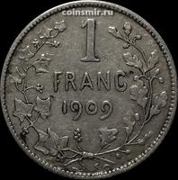 1 франк 1909 Бельгия. Des Belges.