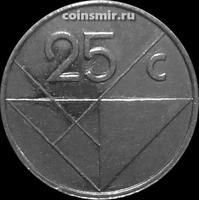 25 центов 1993 Аруба.