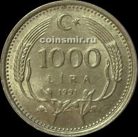 1000 лир 1991 Турция.