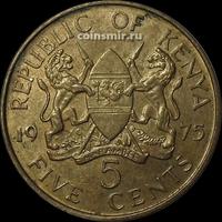 5 центов 1975 Кения.