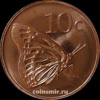 10 центов 2017 Токелау. Бабочка.
