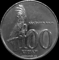 100 рупий 2001 Индонезия. Какаду.