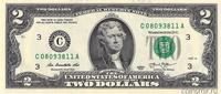2 доллара 2013 С США.
