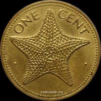 1 цент 1974 Багамские острова. Морская звезда.