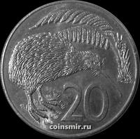 20 центов 1986 Новая Зеландия. Птица Киви. VF.