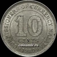 10 центов 1939 Малайя.