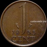 1 цент 1965 Нидерланды. Рыбка.