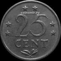 25 центов 1971 Нидерландские Антильские острова.