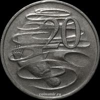 20 центов 1977 Австралия. Утконос.